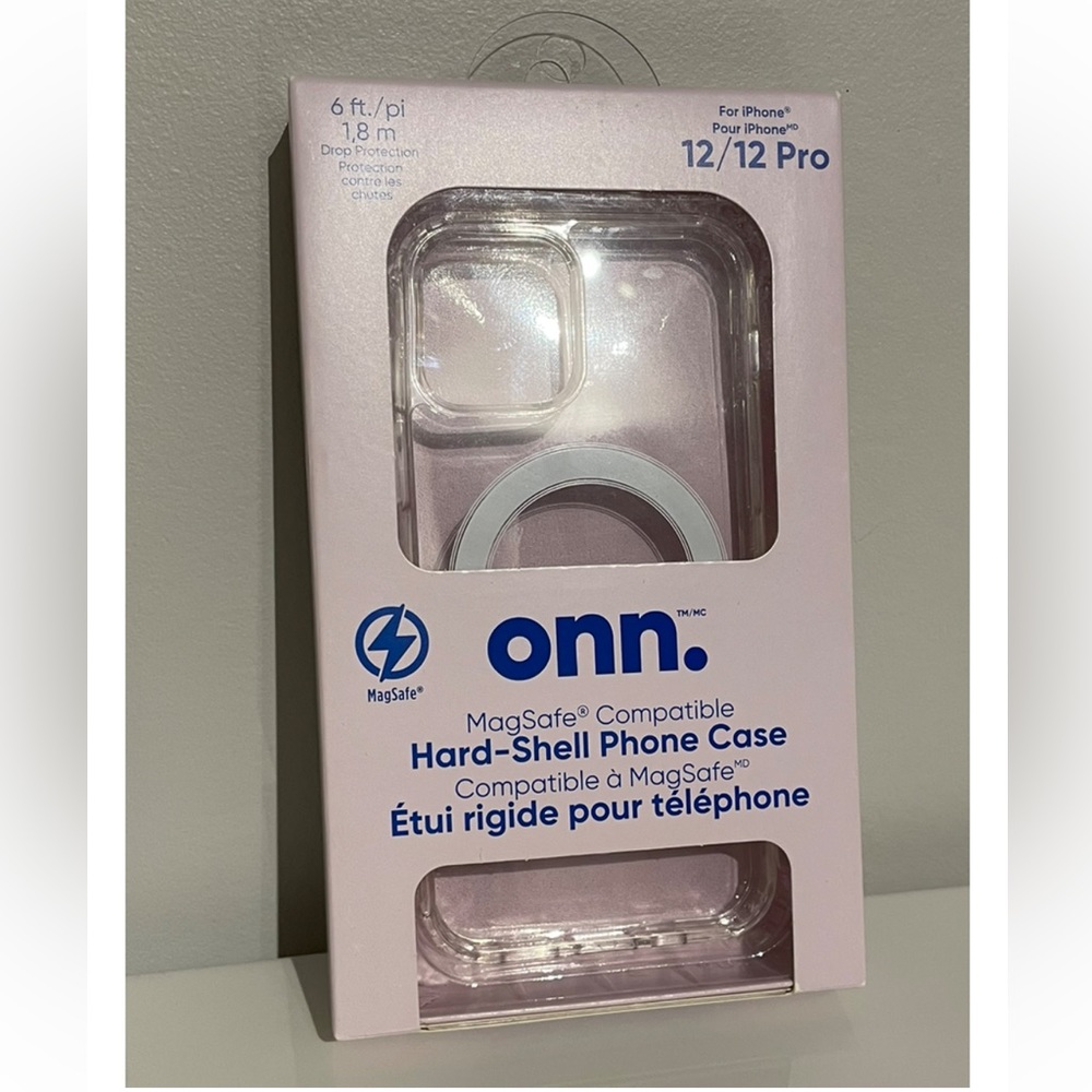 Brand New Onn. MagSafe Compatible Hard-Shell Phone Case